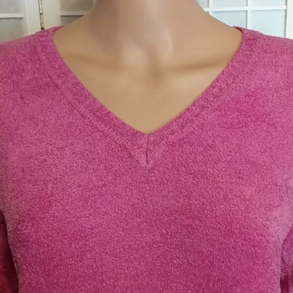 "Kikit Soft Knit Sweater Top Fuchsia XL - Picture 2 of 6
